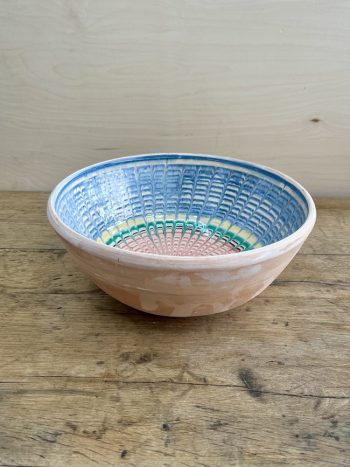 Peacock Blue Candy, large bowl