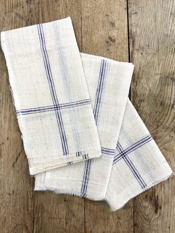 Napkins, Indian Khadi Textile, unseamed
