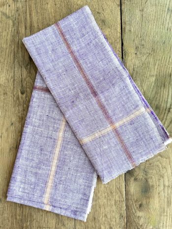 Napkins, Indian Khadi Textile, unseamed