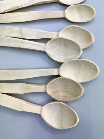 Wooden spoon from Romania, 27 cm