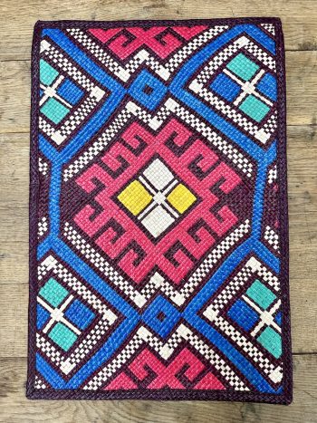 Banig "Red Lotus" place mat, Philippines